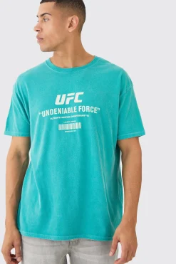 Loose Fit UFC Wash License T-shirt | BoohooMAN UK
