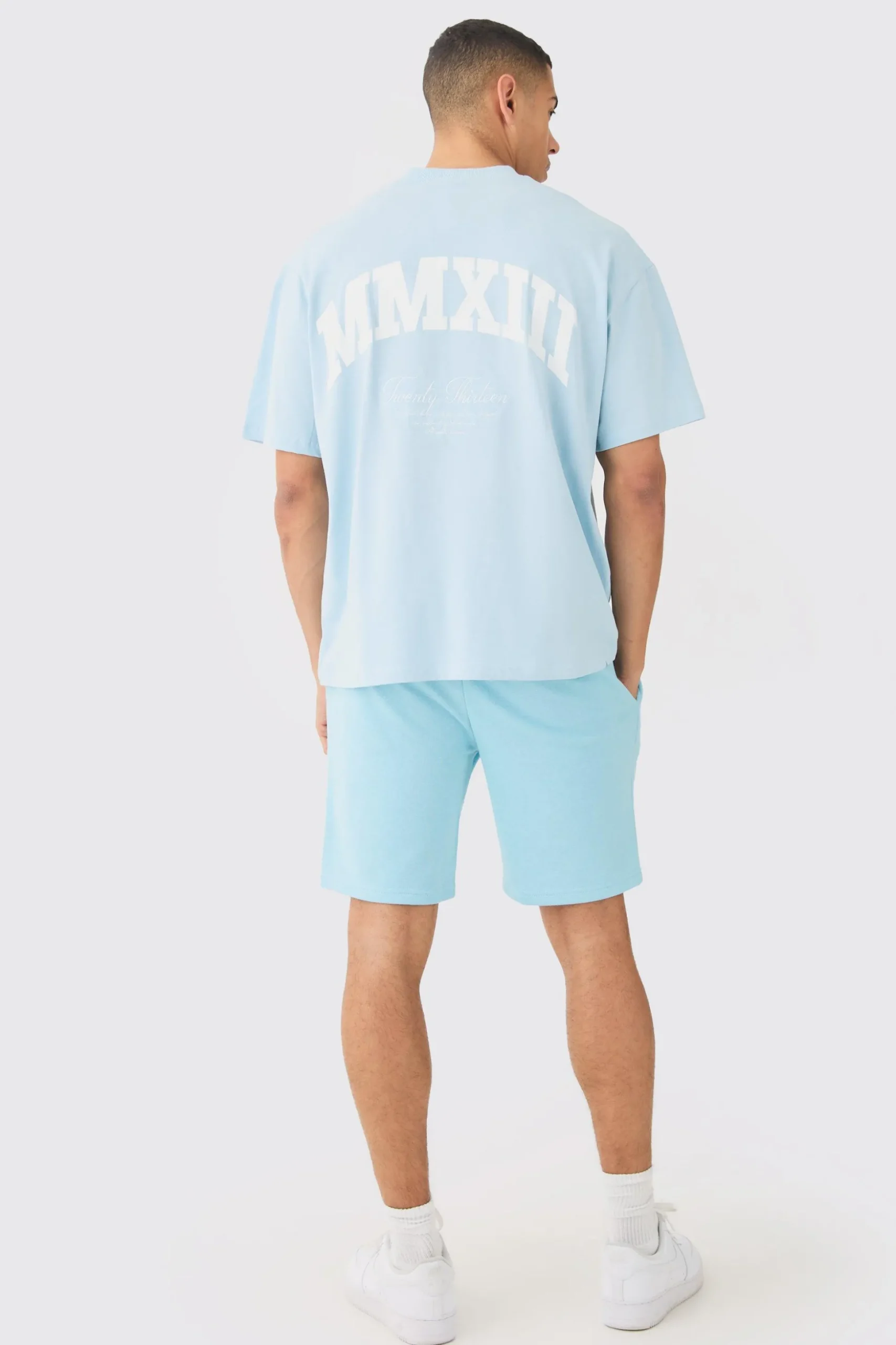 Loose Fit Worldwide Print Short | BoohooMAN UK