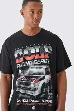 Loose Golf GTI License T-shirt | BoohooMAN UK