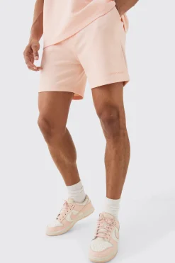 Loose High Build Pique Limited Short | BoohooMAN UK