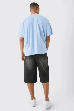 Loose Homme Global Wash Print T-shirt | BoohooMAN UK