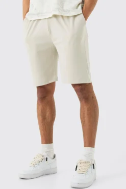 Loose Mid Length Premium Super Heavyweight Shorts | BoohooMAN UK