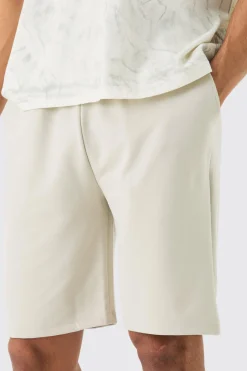 Loose Mid Length Premium Super Heavyweight Shorts | BoohooMAN UK