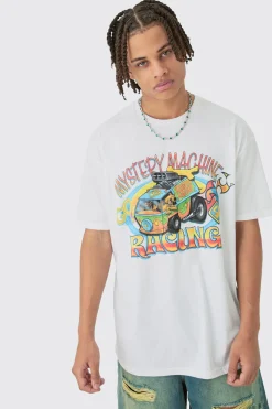 Loose Mystery Machine Scooby Doo License T-shirt | BoohooMAN UK