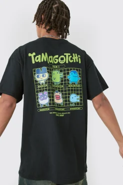 Loose Tamagotchi Gaming License T-shirt | BoohooMAN UK