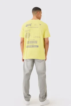 Loose UFC Sports Wash License T-shirt | BoohooMAN UK