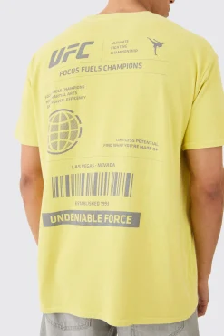 Loose UFC Sports Wash License T-shirt | BoohooMAN UK