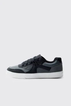 Low Platform Skate Trainer | BoohooMAN UK