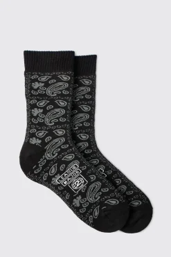 Major League Logo Sports Socks | BoohooMAN UK