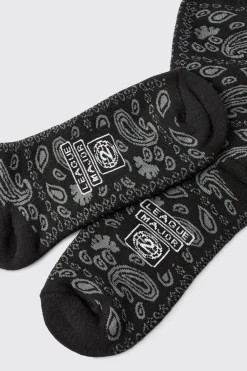 Major League Logo Sports Socks | BoohooMAN UK
