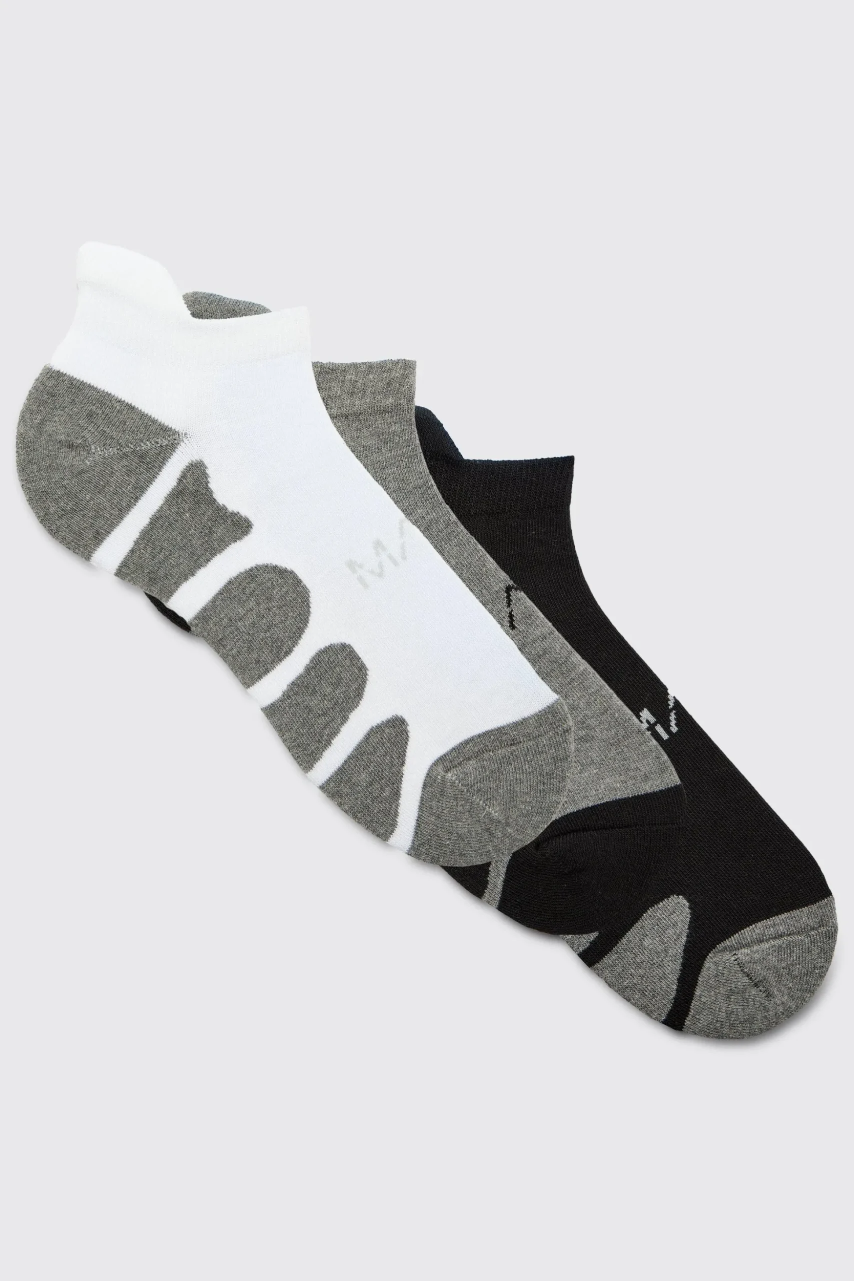 Man Active 5 Pack Trainer Socks | BoohooMAN UK