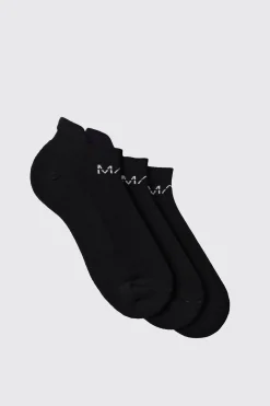 Man Active 3 Pack Trainer Socks | BoohooMAN UK