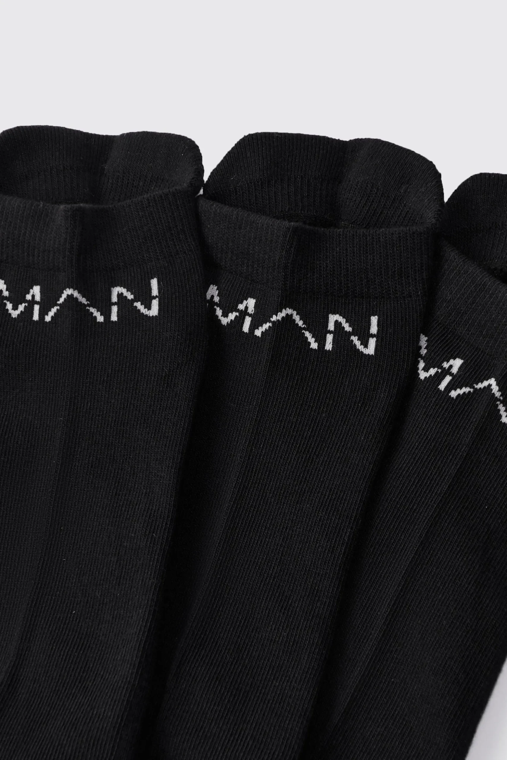 Man Active 3 Pack Trainer Socks | BoohooMAN UK
