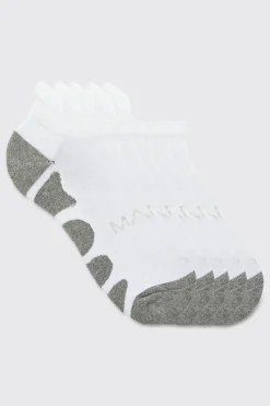 Man Active 5 Pack Trainer Socks | BoohooMAN UK