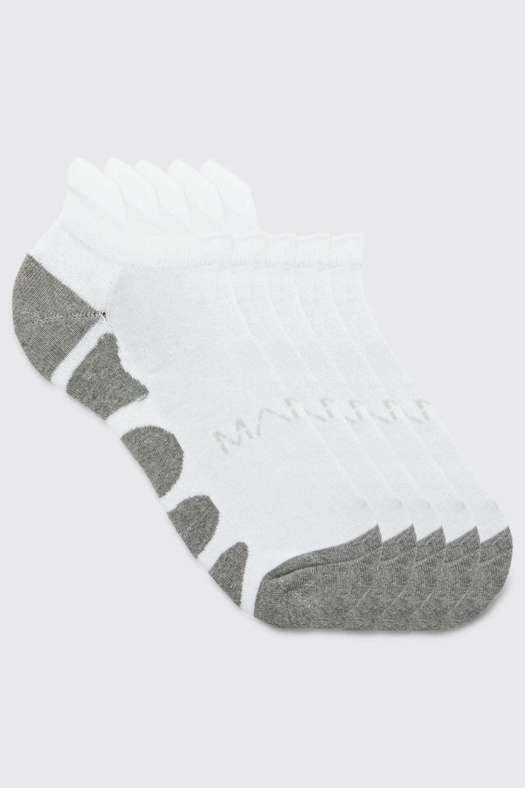 Man Active 5 Pack Trainer Socks | BoohooMAN UK