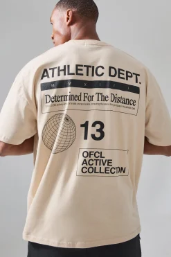Man Active Athletic Dept. Oversized T-shirt | BoohooMAN UK