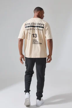 Man Active Athletic Dept. Oversized T-shirt | BoohooMAN UK
