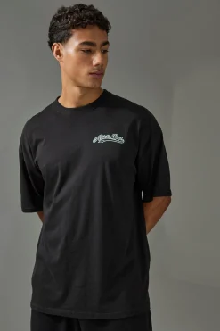 Man Active Athletic Dept Oversized T-shirt | BoohooMAN UK