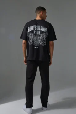 Man Active Athletic Division Regular Fit Jogger | BoohooMAN UK