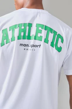 Man Active Athletic Performance Reg Fit T-shirt | BoohooMAN UK