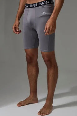 Man Active Base Layer 7inch Short | BoohooMAN UK