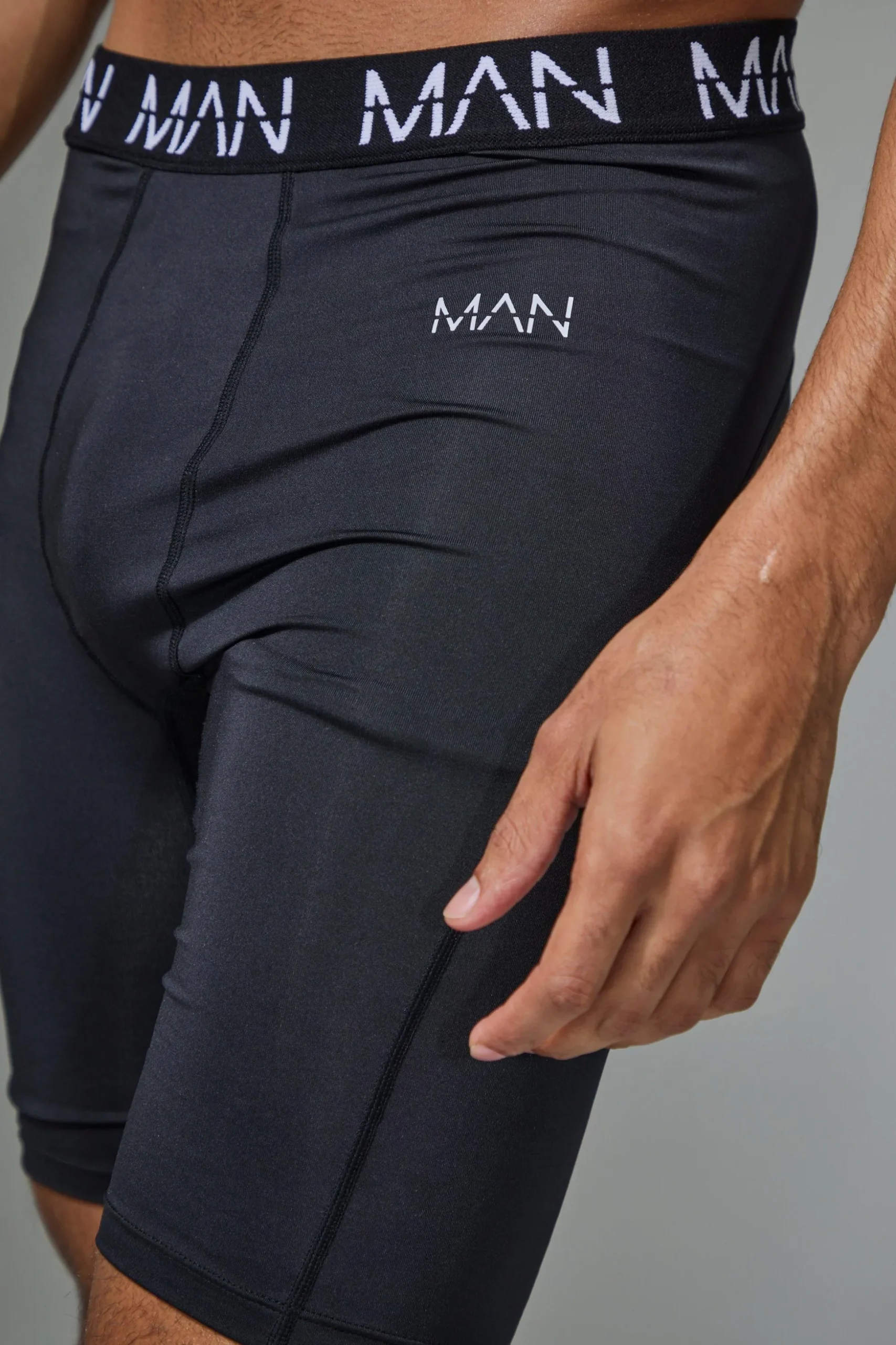 Man Active Base Layer 7inch Short | BoohooMAN UK