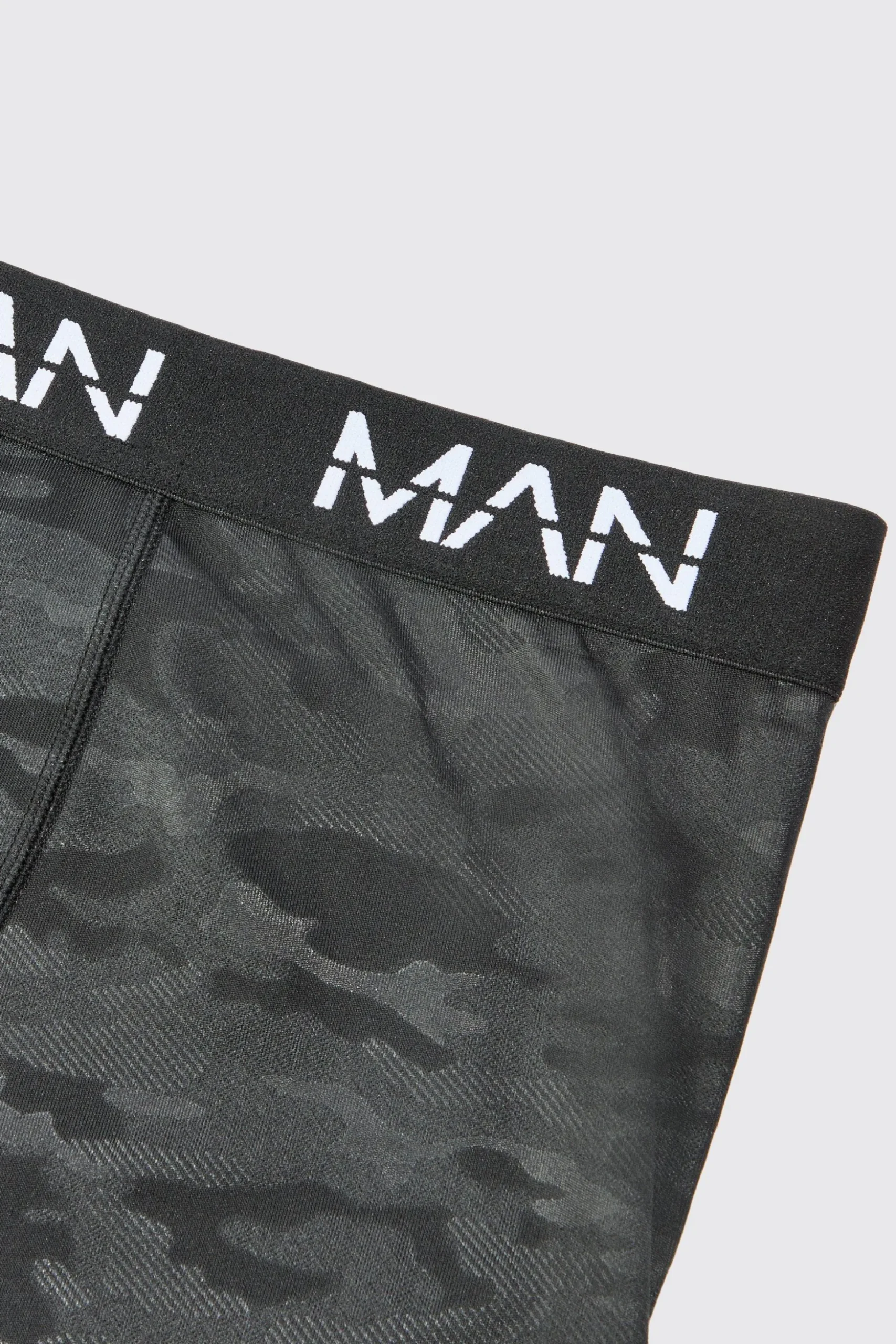 Man Active Camo Performance Boxer | BoohooMAN UK