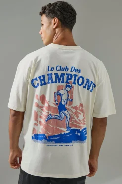 Man Active Champions Oversized T-shirt | BoohooMAN UK