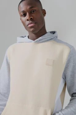 Man Active Colour Block Short Tracksuit | BoohooMAN UK