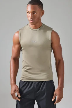 Man Active Compression Tank | BoohooMAN UK