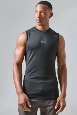 Man Active Compression Tank | BoohooMAN UK