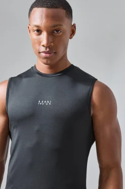 Man Active Compression Tank | BoohooMAN UK