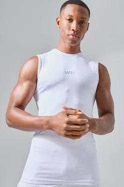 Man Active Compression Tank | BoohooMAN UK