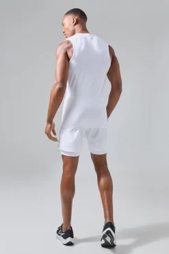 Man Active Compression Tank | BoohooMAN UK