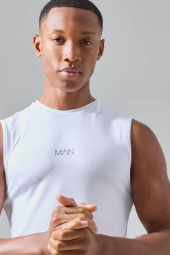 Man Active Compression Tank | BoohooMAN UK