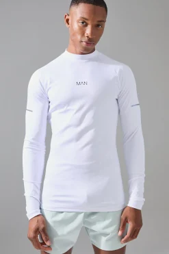 Man Active Compression Training Top | BoohooMAN UK