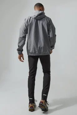 Man Active Crinkle Nylon Utility Regular Fit Windbreaker | BoohooMAN UK