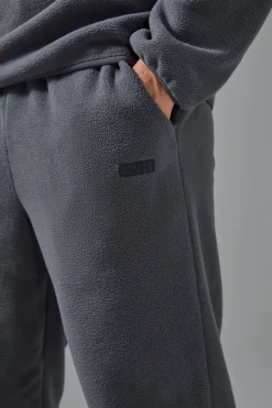Man Active Fleece Jogger | BoohooMAN UK
