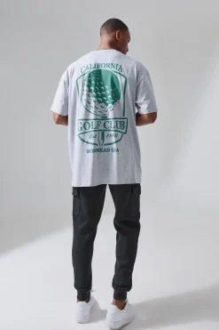 Man Active Golf Club Oversized T-shirt | BoohooMAN UK