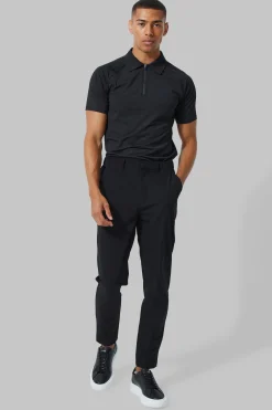 Man Active Golf Slim Fit Polo | BoohooMAN UK