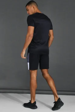 Man Active Gym 2 Pack Raglan Muscle Fit T-Shirts | BoohooMAN UK