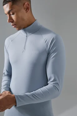 Man Active Gym 1/4 Zip Tracksuit | BoohooMAN UK