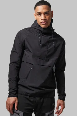Man Active Gym Colour Block Regular Fit Windbreaker | BoohooMAN UK