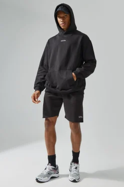 Man Active Gym Hoodie & Short Set | BoohooMAN UK