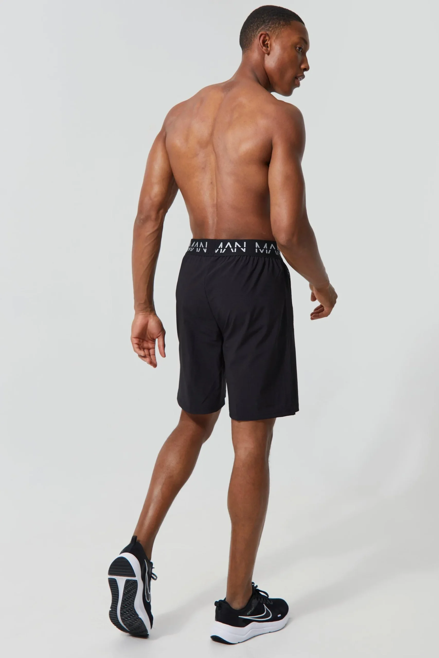 Man Active Gym 7inch Regular Fit 2 Pack Shorts | BoohooMAN UK