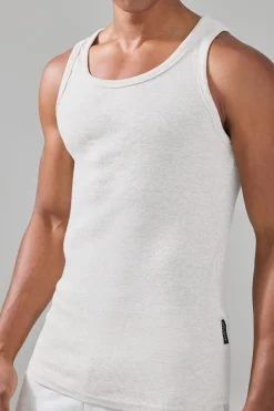 Man Active Gym Muscle Fit Ribbed Vest | BoohooMAN UK