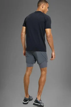 Man Active Gym Performance Tech Slim Fit TShirt | BoohooMAN UK
