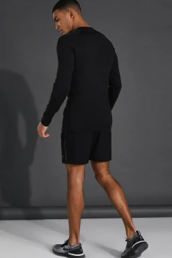 Man Active Gym ReflectiveRegular Fit 5inch Shorts | BoohooMAN UK