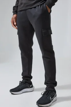 Man Active Gym Regualr Fit Cargo Jogger | BoohooMAN UK