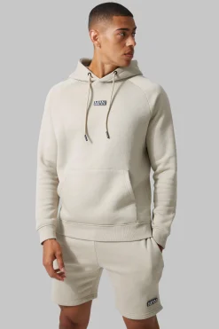 Man Active Gym Training Hoodie & Short Set | BoohooMAN UK